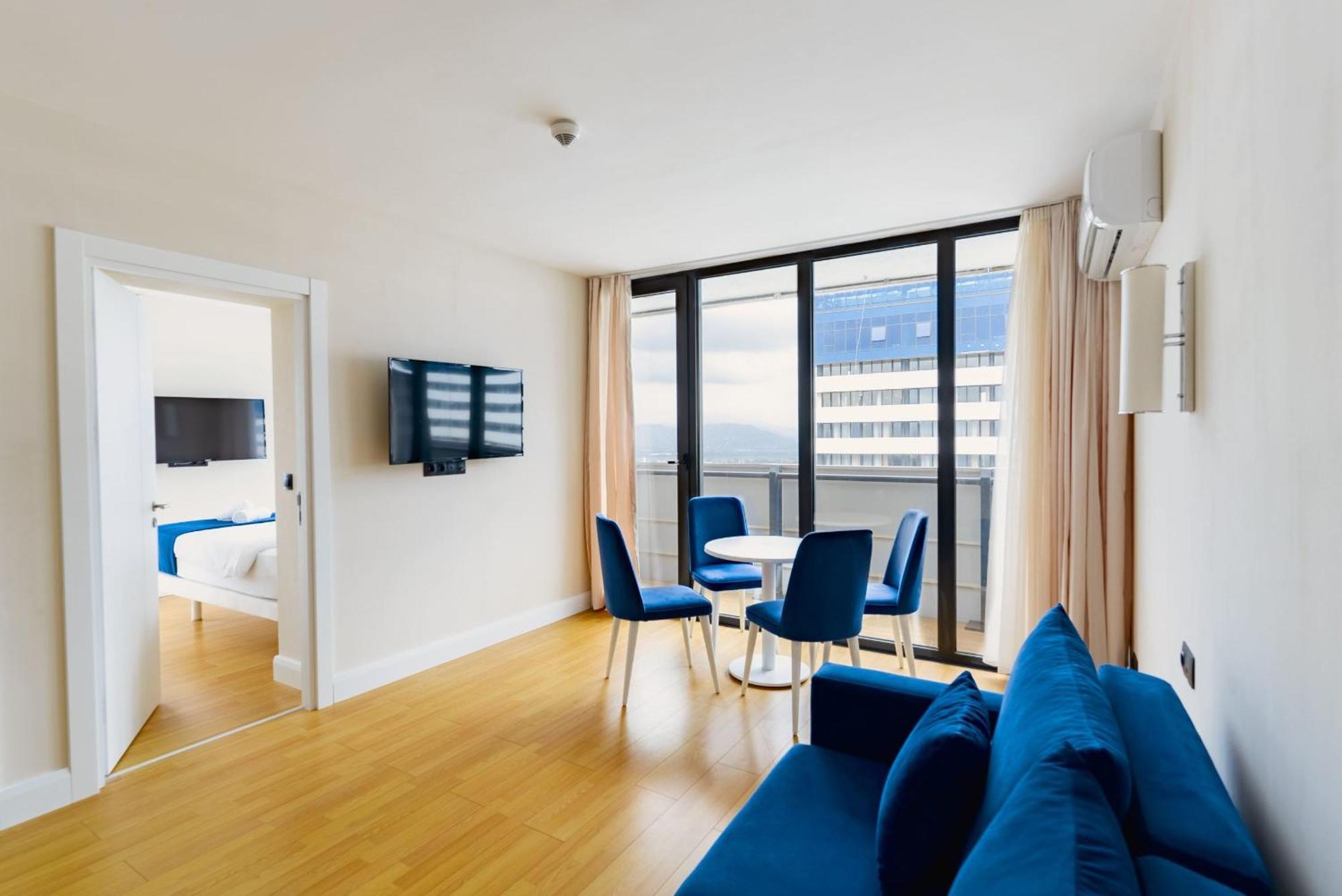 Orbi Twin Towers Aparthotel With Sea View Batoemi Buitenkant foto